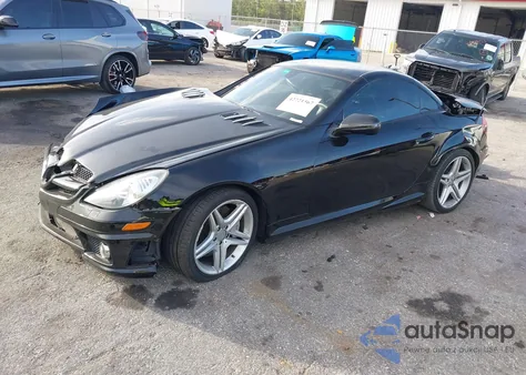 2009 Mercedes-Benz Slk 55 Amg из США, поврежденный, VIN WDBWK73F49F193226